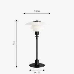 Louis Poulsen PH 2/1 bordlampe