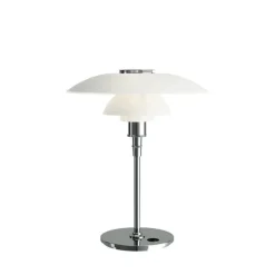Louis Poulsen PH 4½-3½ glass bordlampe Hvit