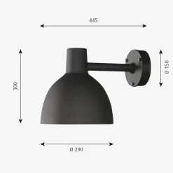 Louis Poulsen Toldbod utendørs vegglampe 29