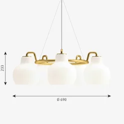 Louis Poulsen VL Ring Crown 5 taklampe