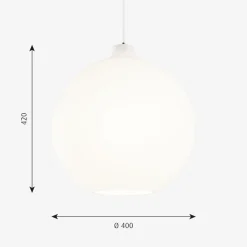 Louis Poulsen Wohlert taklampe Ø40 - Opal