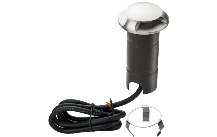 Luna Deco 3 uplight utendørs 3W 3000 Kelvin IP67 - Rustfritt stål