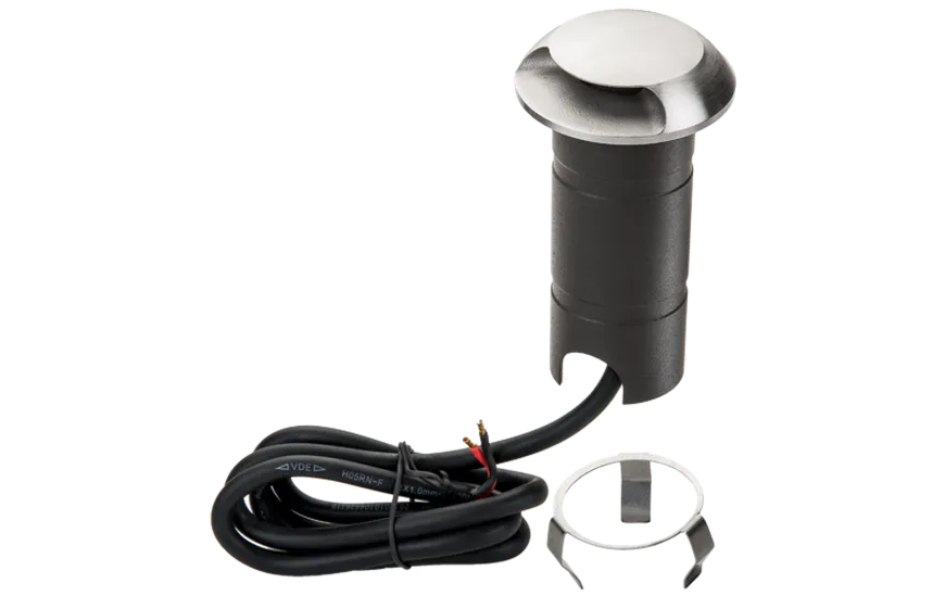 Luna Deco 1 uplight utendørs 3W 3000 Kelvin IP67 - Rustfritt stål