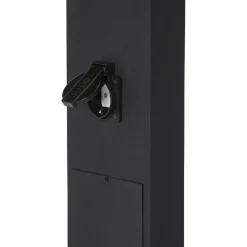 Luton pullert 100 cm m/stikkontakt E27 - Svart