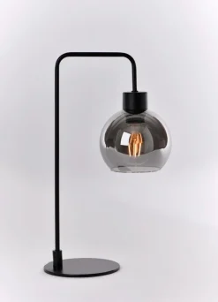 Marco bordlampe Svart/røk