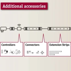 MaxLED 500 LED Strip Varm hvit Kjøkken Grunnsett 3,1W 2700 Kelvin - 1,8 meter