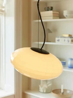 Mesh takpendel 36 cm - Svart/Opal