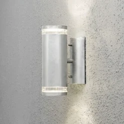 Modena vegglampe I opp/ned - Galvanisert