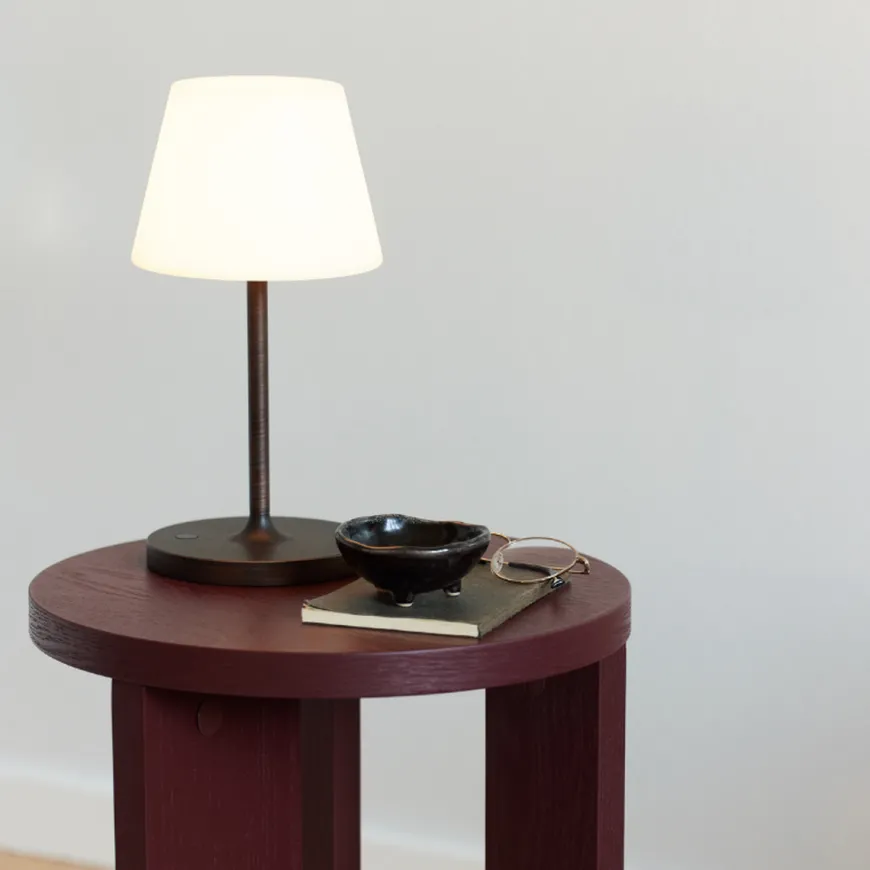 New Northern bordlampe oppladbar utendørs IP44 2W - Hvit/Antikk kobberfarget