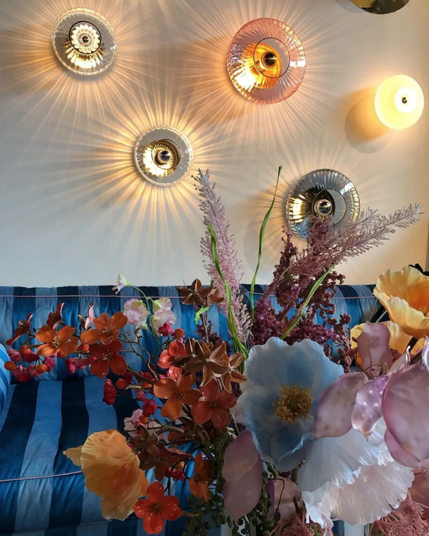 New Wave Optic 26 Wall Lamp - Rose