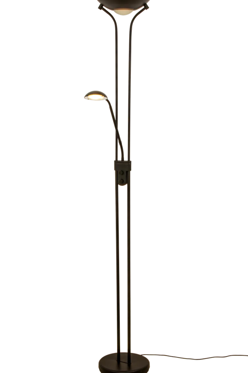 Nice gulvlampe uplight med leselysarm