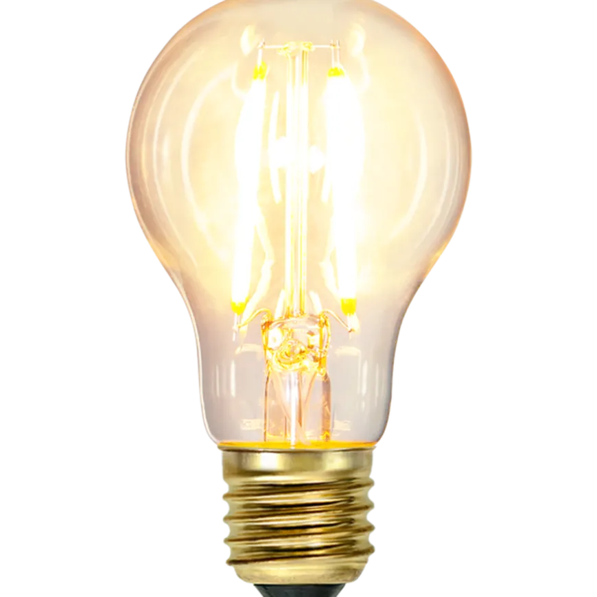 Normal E27 Filament LED 7W 2100K 60 mm dimbar - Klar