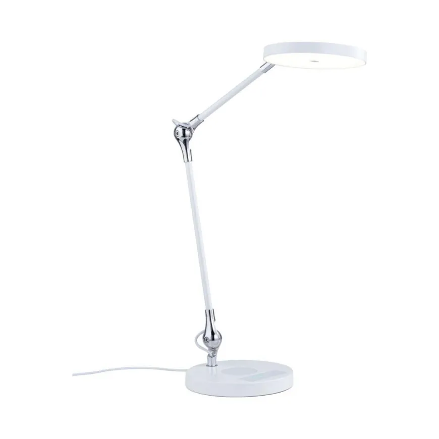Numis skrivebordslampe 11W 2700-6500 Kelvin 3-step dim - Trådløs lader for mobil