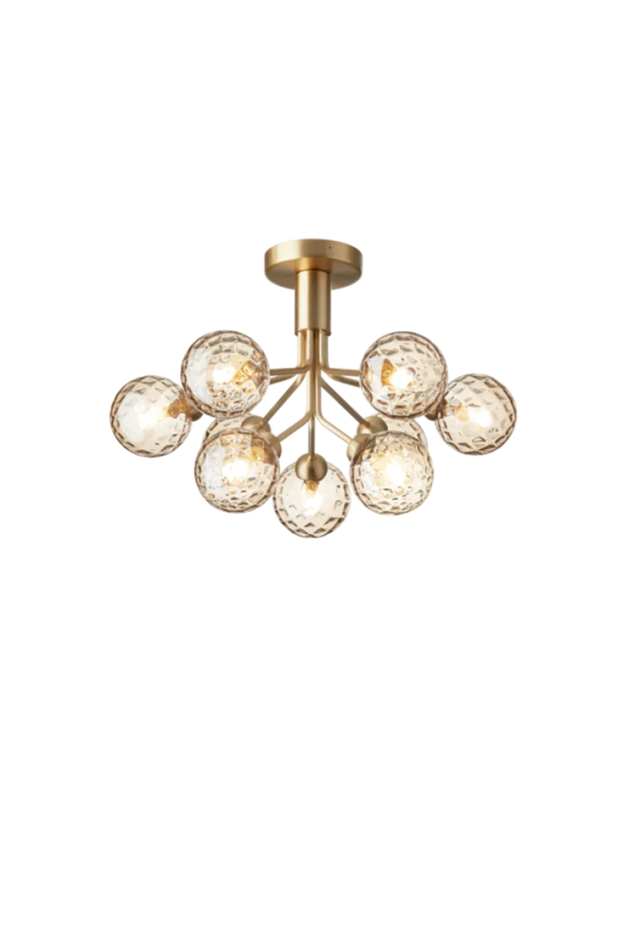 Nuura Apiales 9 ceiling messing/optic glass
