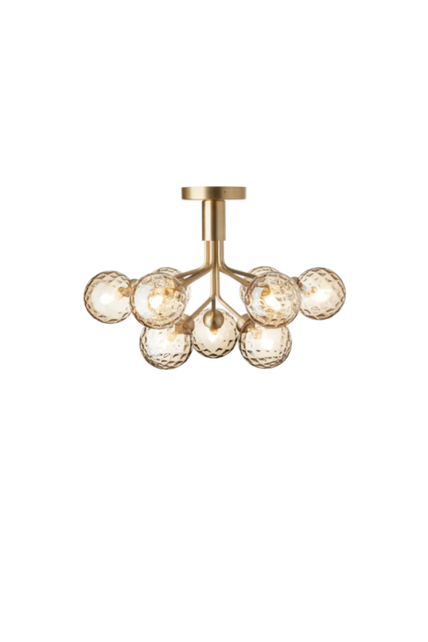 Nuura Apiales 9 ceiling messing/optic glass