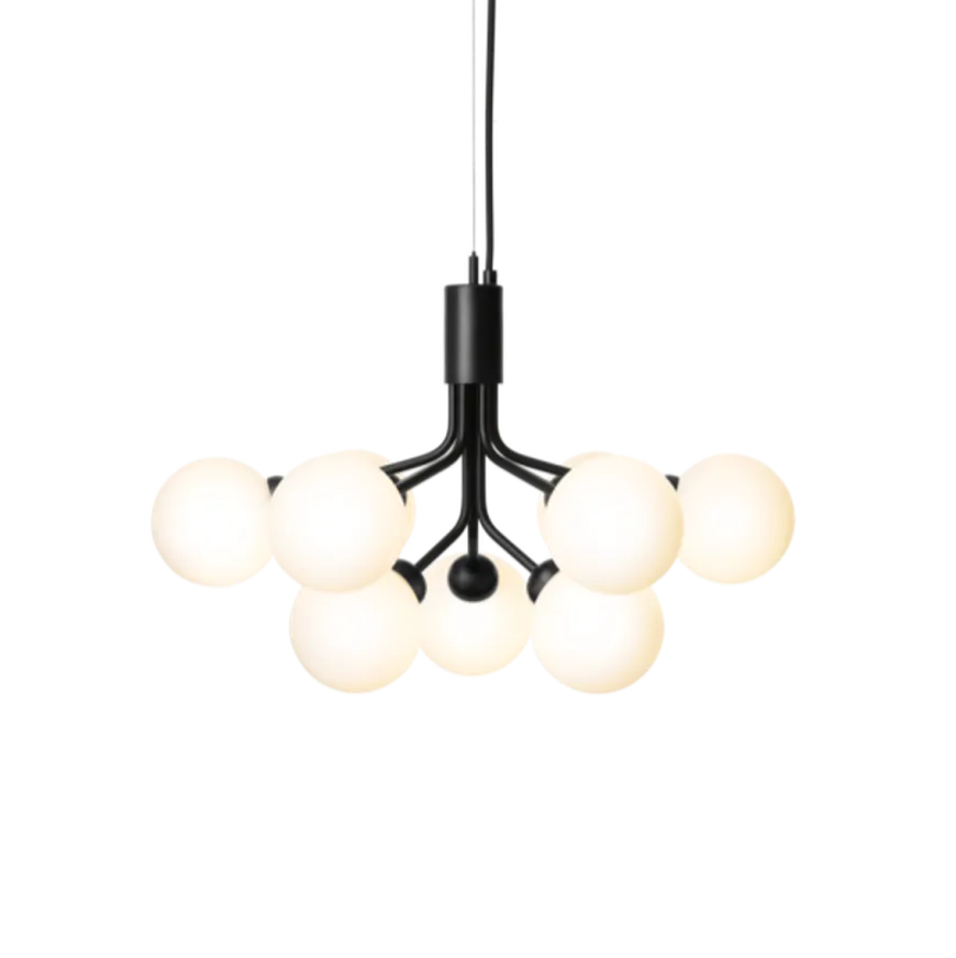 Nuura Apiales 9 satin svart/opal