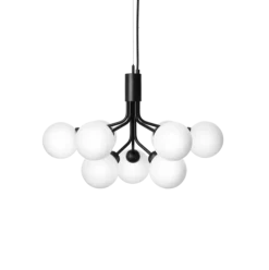 Nuura Apiales 9 satin svart/opal