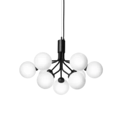 Nuura Apiales 9 satin svart/opal