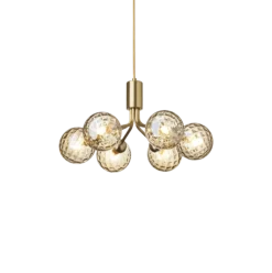 Nuura Apiales 6 taklampe messing / optic gold