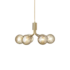 Nuura Apiales 6 taklampe messing / optic gold