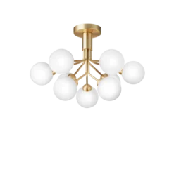 Nuura Apiales 9 taklampe messing/opal