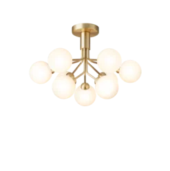 Nuura Apiales 9 taklampe messing/opal
