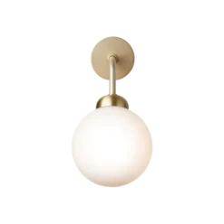 Nuura Apiales vegglampe - direkte montering - messing/Opal
