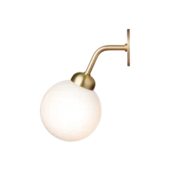 Nuura Apiales vegglampe - direkte montering - messing/Opal