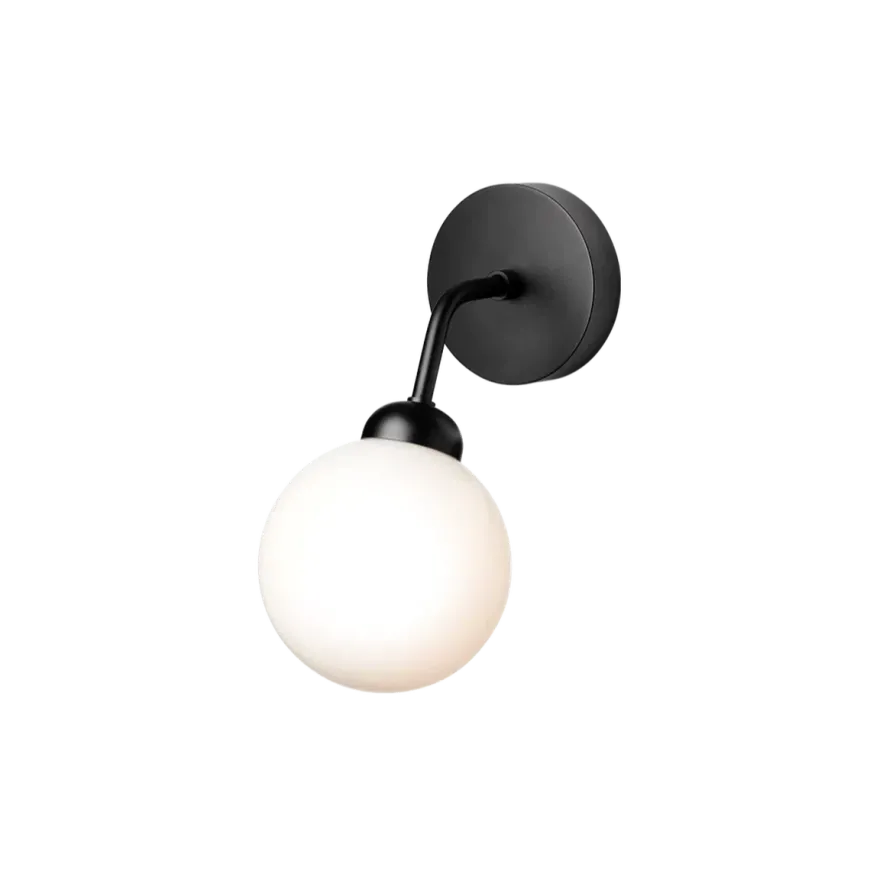 Nuura Apiales vegglampe - svart/Opal