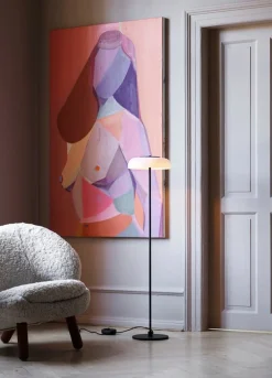 Nuura Blossi gulvlampe svart