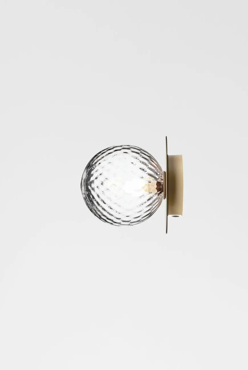 Nuura Liila 1 vegglampe/taklampe - medium - nordic gold / optikk