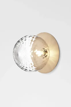 Nuura Liila 1 vegglampe/taklampe - large - nordic gold / optikk
