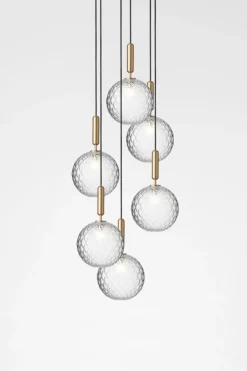 Nuura Miira 6 large messing / optikk