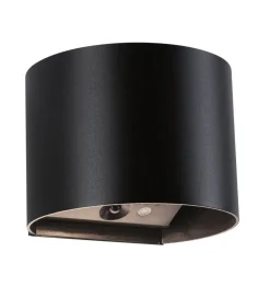 Nyara rund oppladbar vegglampe opp/ned lys med sensor