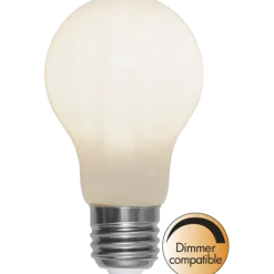 Opalhvit dimbar E27 LED 5W 60mm