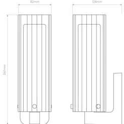 Ottavino vegglampe IP44 - Krom