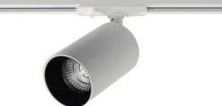 Oz spotskinne 4 spotter 2 meter - Pure white/Svart