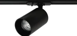 Oz spotskinne 5 spotter 2 meter - Svart/Gull