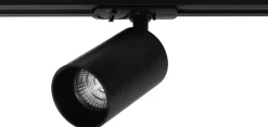 Oz spotskinne 4 spotter 2 meter - Svart/Gull