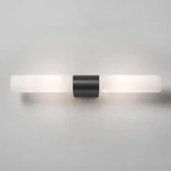 Padova vegglampe for baderom IP44 G9 - Svart/Opal