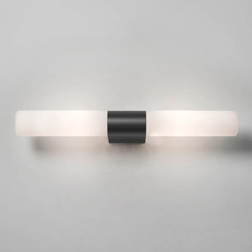 Padova vegglampe for baderom IP44 G9 - Svart/Opal
