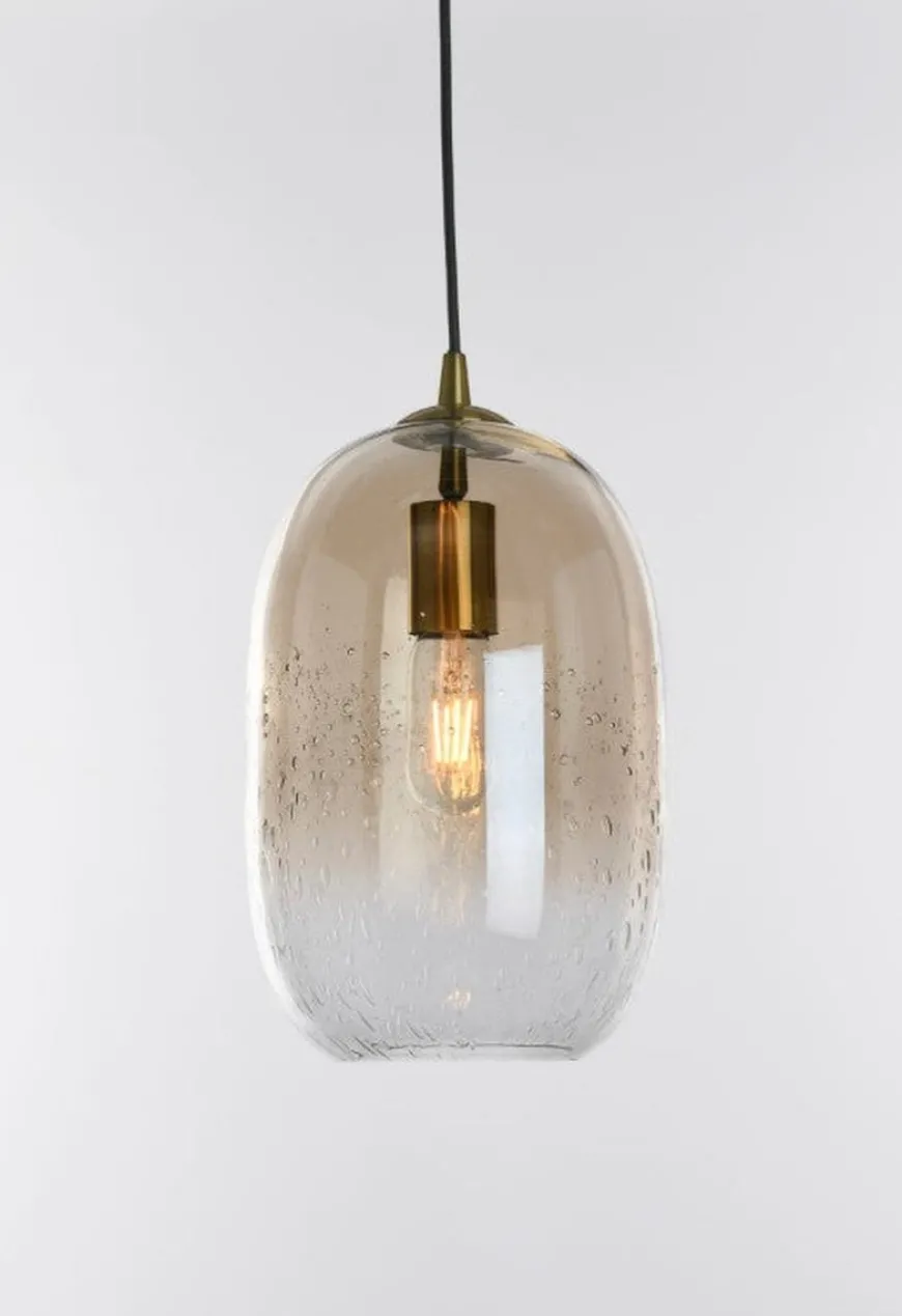 Paris takpendel 20 cm - Svart/Cognac
