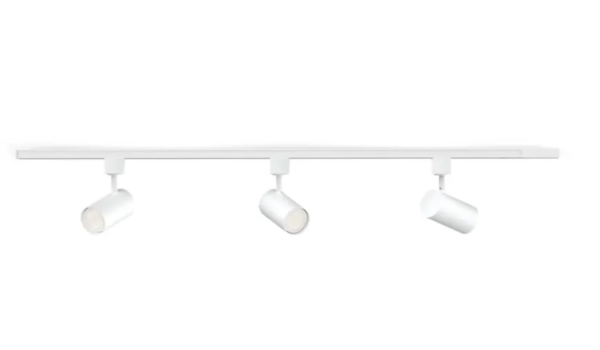 Philips EasyLink Zilo spotskinne med 3 spotter - 1 meter
