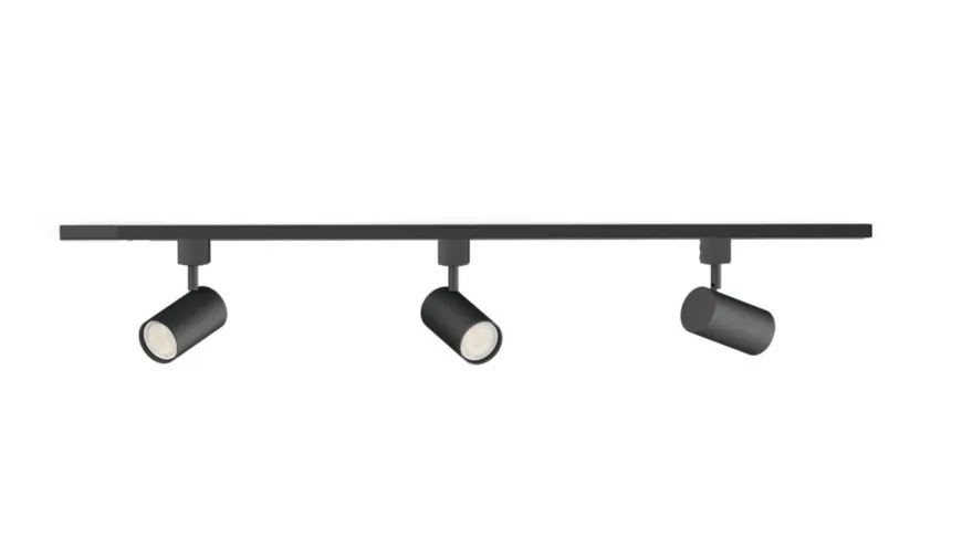 Philips EasyLink Zilo spotskinne med 3 spotter - 1 meter
