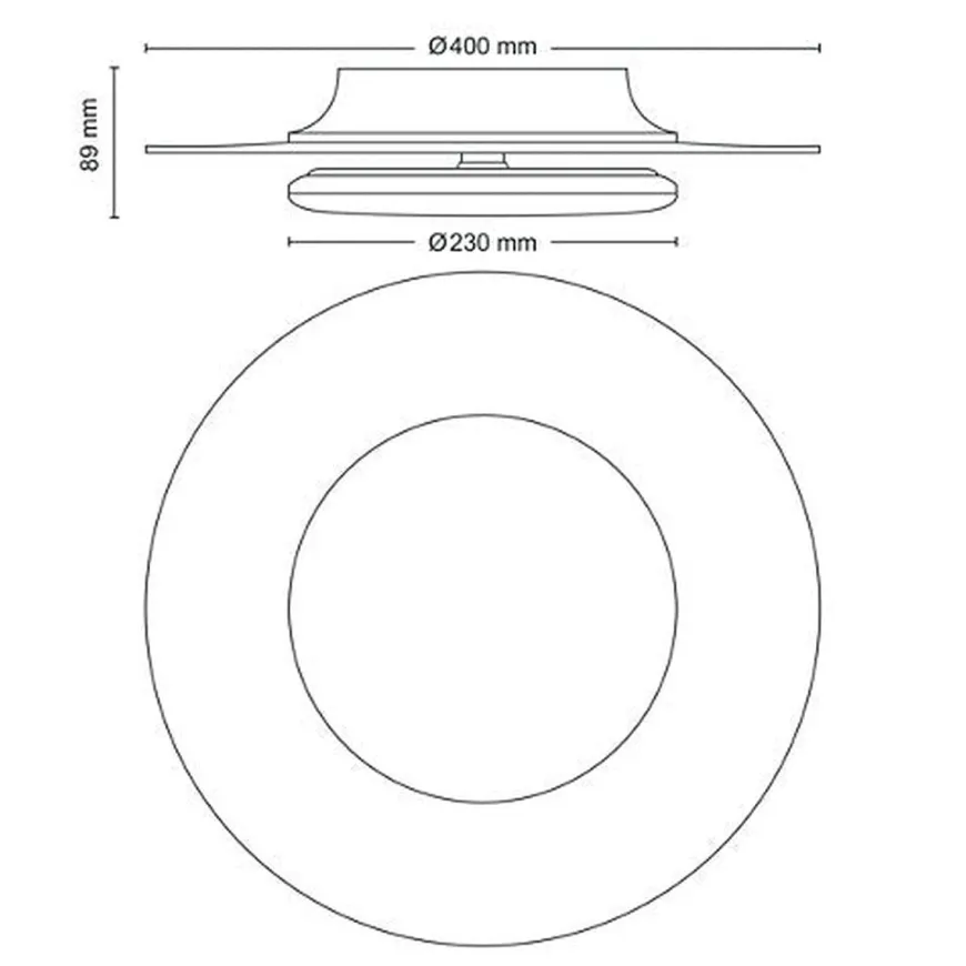 Philips Garnet CL580 taklampe 40 cm 30W 2700K SceneSwitch