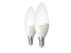Philips Hue B39 E14 lyspære 5,2W 2200-6500K White Ambiance - 2 pakning