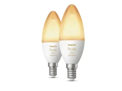 Philips Hue B39 E14 lyspære 5,2W 2200-6500K White Ambiance - 2 pakning