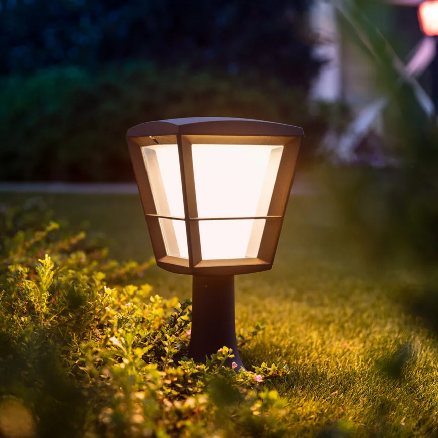 Philips Hue Econic utendørs sokkel white ambiance & color luminairs