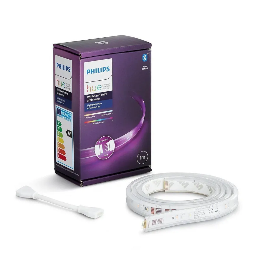 Philips Hue Lightstrip Plus V4-forlengelse flerfarget – 1 meter