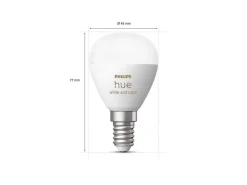 Philips Hue P45 E14 lyspære 5,1W 2200-6500K Hue White Color Ambiance